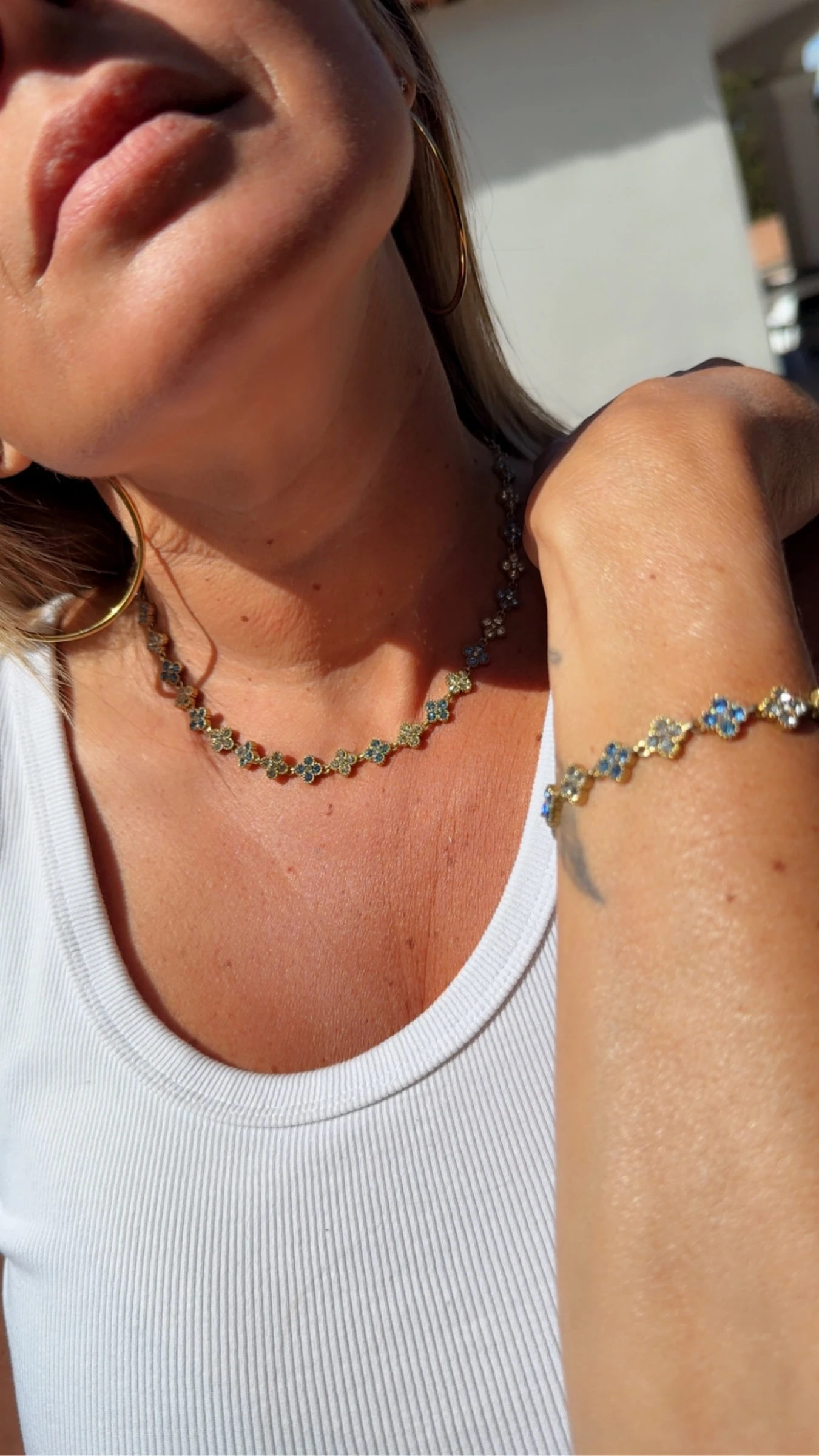 Colar e pulseira de tendência de trevo – photo 6